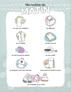 Pictogramme Routine Rangement Pictogramme routine ecole : PDF à télécharger - Colle à moi