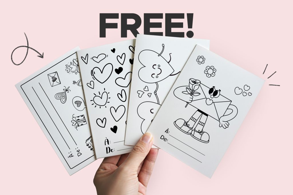 valentine's day card free print