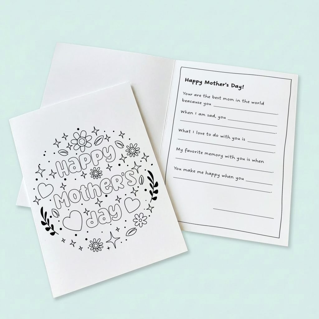 mother's day card printable